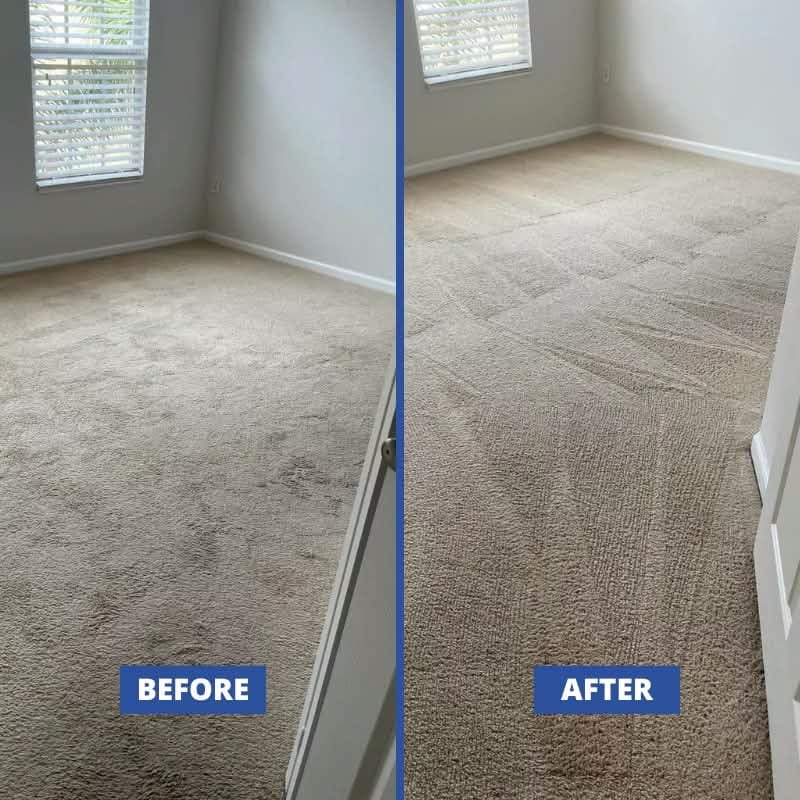 Luxe Clean before and after cleaning result in Dubai