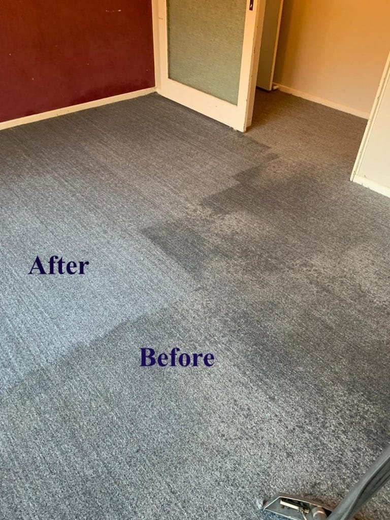 Luxe Clean before and after cleaning result in Dubai