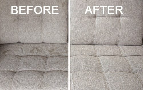 Luxe Clean before and after cleaning result in Dubai