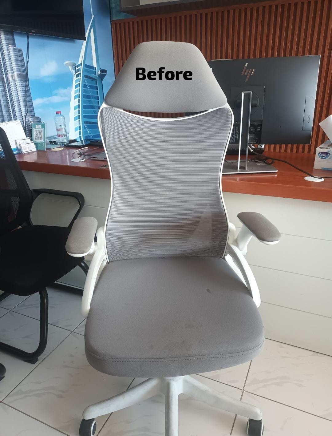 Luxe Clean before and after cleaning result in Dubai